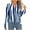Blue, variant on Blouses for Women, Floral Printed V Neck Long Sleeve Business Casual Tops, Soft Cozy Loose Dressy Work Blouses, S-2XL