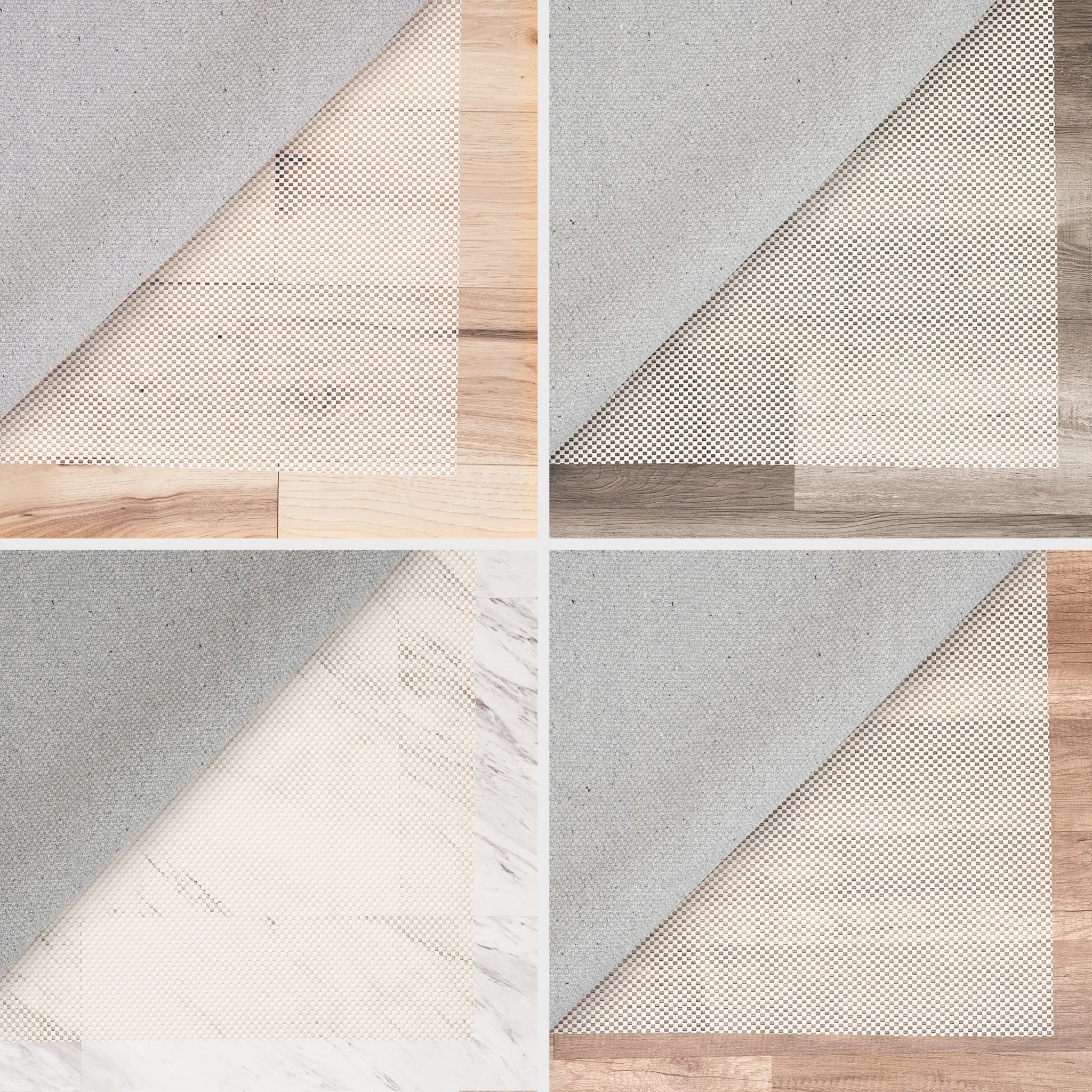 Bliss Rugs PVC Area Rug Gripper Thick Non-Slip Rug Pad for Area Rugs Hardwood Floors , 2'x3'