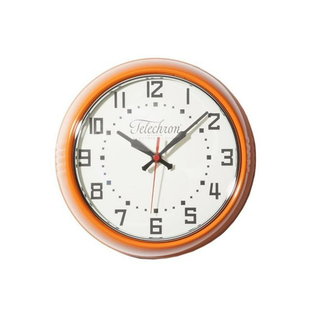 Control Brands G133410PEACH Ahlberg Clock&44; Pêche - 10.24 in.