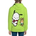 thumbnail image 2 of Sanrio Pochacco Kids' Hoodie 3d Print Sweatshirt Soft Pullover Hooded With Big Pockets Fans Gifts For Boys Or Girls Small, 2 of 7