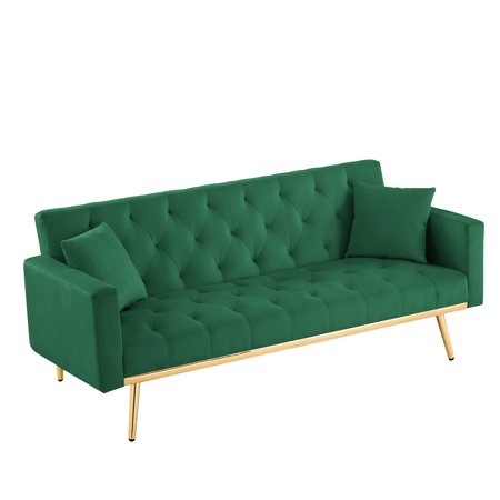 Oaks Aura Convertible Folding Futon Sofa Bed , Sleeper Sofa Couch for Compact Living Space.