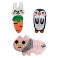 thumbnail image 1 of Shisuyan 3pcs Woolen Cartoon Hairclips Back Head BB Clips Hairpins (Assorted Color), 1 of 1
