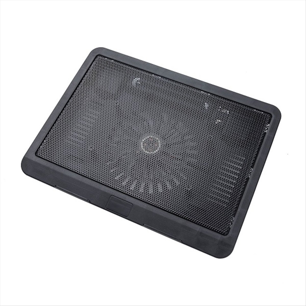 ! 2X Laptop Fan Cooling Pad with Big Fans, 2 in 1 USB Port, Blue LED Light, Adjustable Stand
