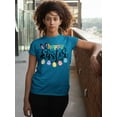 thumbnail image 2 of Happy Easter Egg Hunting Church Christian Event Group Women's T-shirt, L, Saphire, 2 of 5