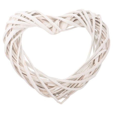 BESTYASH Natural Heart Shaped Wreath for Home Decor Wedding Decorations 1Set