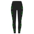 thumbnail image 3 of AherBiu St. Patrick's Day Yoga Leggings for Womens Stretch Clover Printed Workout Gym Legging Bottom Pants, 3 of 4