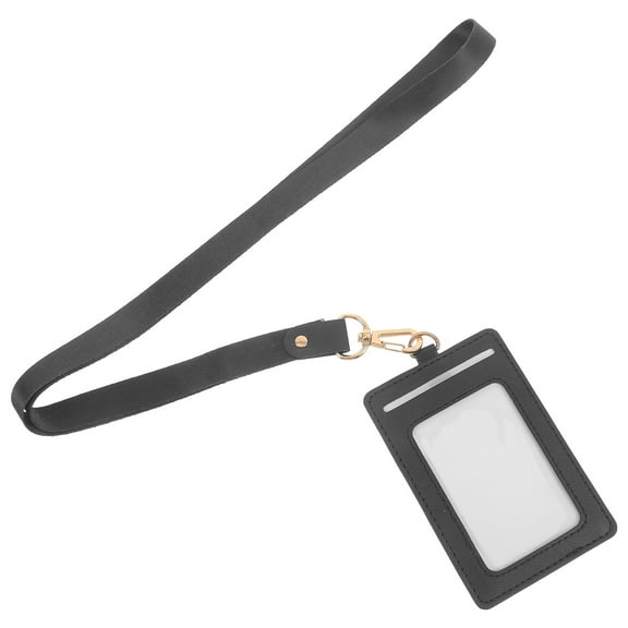 Masteelf Hemoton ID Card Holder with Lanyard 1 Set Reusable Badge Protector for Card Sleeve