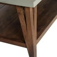 thumbnail image 3 of Alaterre Furniture Brookside 36"W Wood and Concrete-Coated Top Wood Coffee Table, 3 of 18