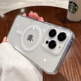 thumbnail image 2 of Magsafe-funda de teléfono magnética a prueba de golpes para móvil, carcasa transparente de carga inalámbrica para iPhone 14, 13, 12, 11 Pro Max, Mini, X, XS, XR, 7, 8 Plus Fivean unisex, 2 of 2