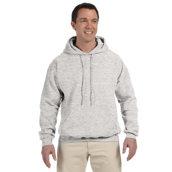 Gildan Dryblend Adult Hooded Sweatshirt , G125 , ASH GREY , X-Large