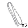 thumbnail image 1 of Colaxi 2x Lacets de Chaussures de Sport pour Espadrilles Course Gris 2 Pcs, 1 of 8