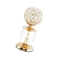 thumbnail image 1 of Wweixi Luxury Crystal Candle Holder Pillar Candlestick Ceremony Stand Decor Table Gold S 1Set, 1 of 6