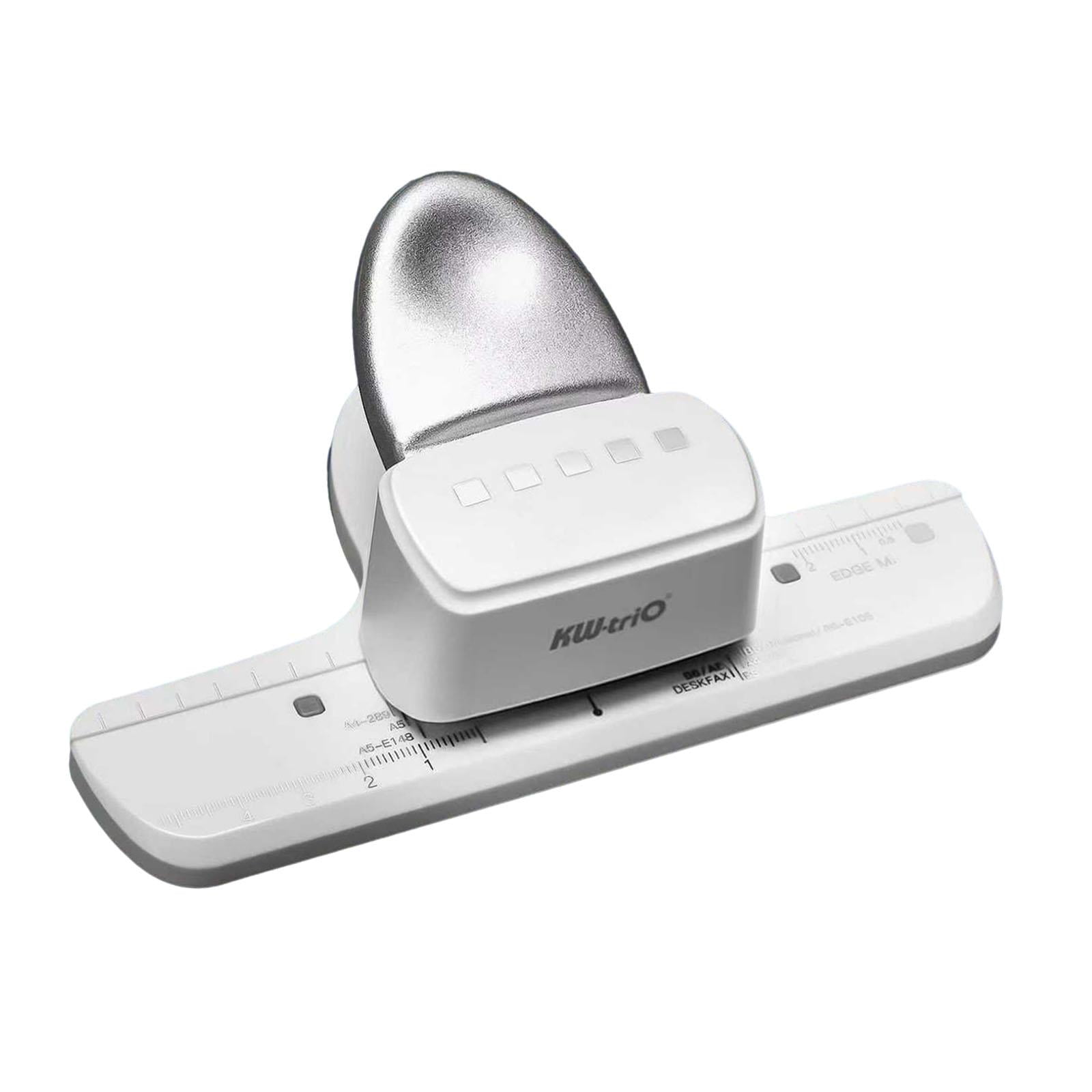 S SERENABLE Three-hole Punch - Labor-saving Punching Tool with 8.5 Mm Hole Spacing - Manual Paper Punch for Folders, Crafts, Files, Scrapbooks