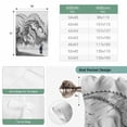 thumbnail image 4 of Dinosaurs Boy Tie Up Curtain Valance for Window, Adjustable Rod Pocket Window Curtains Shades, Gray Funny Cartoon Forest Animals Light Filtering Valance Drapes for Kitchen Living Room Bedroom 42"x63", 4 of 9