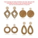 thumbnail image 3 of Minnieouse Artículos trenzados de ratán Vintage, pendientes, estilo bohemio, geométrico, exagerado, hecho a mano, cómodo, joyería, estilo rombo Ropa, zapatos y accesorios Miscelánea estilo rombo Minnieouse AP009393-01, 3 of 6