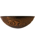 thumbnail image 4 of Miseno MNO-G330-ORB Circular 16-1/2" Glass Bathroom Sink;Oil Rubbed Bronze Drain, 4 of 6