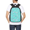 thumbnail image 4 of Easygdp Seashell And Starfish Mochila de Gran Capacidad Minimalista Ideal para Escuela, Viajes y Uso Diario, 4 of 6