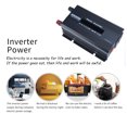 thumbnail image 4 of Inverter de automóvil de Wave Sine 3000W DC 12V a AC 220V Pantalla de pantalla Protección de cortocircuito incorporado Barco de ventilador convertidor de emergencia Negro Inevent TO008229-01, 4 of 7