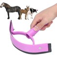 thumbnail image 2 of Horse Sweat Scraper Ergonomic Handheld Soft Grip Plastic Grooming Tool For Shedding And Cleaning, 2 of 5