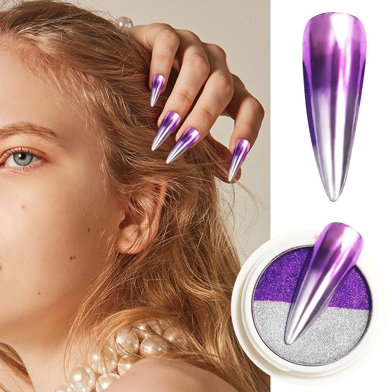 sunhillsgrace nail powder solid nail powder rainbow color nail powder