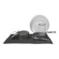 thumbnail image 2 of Cuisinart 18US6251BLACK Dish Drying Mat with Rack, Black, 2 of 2