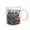 White, variant on 3drose, Funny Cool Raccoon and Possum Street Cat Blues Jazz Music Graffiti, 11oz Mug