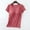 Red, variant on Summer Tops for Women Modal Built-in-Bra T-Shirts Crew Neck Wireless Short Sleeve Tee Tops Plus Size Blouses with Chest Pad