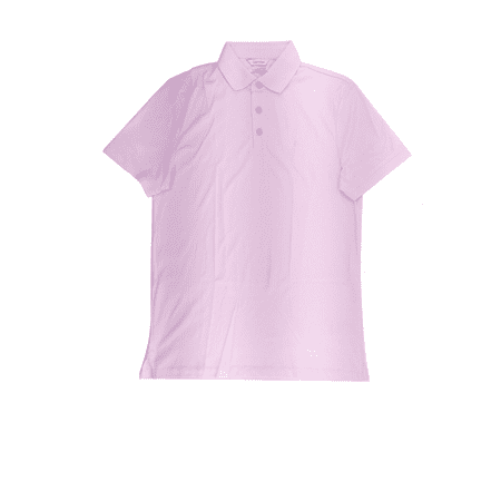 Calvin Klein Men's Liquid Touch Polo Solid with Uv Protection, Light Pink, XS