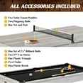 thumbnail image 7 of Barrington Billiard Monteray 7ft Pool Table and Dining Table Multi-Game Table with Ping Pong Table Top, With Storage Caddy, 7 of 7