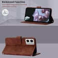 thumbnail image 4 of for Moto G 5G 2023 Case Wallet,[Kickstand][Wrist Strap][Card Holder Slots] TPU Interior Protective for Moto G 5G 2023 Phone Case,PU Leather Flip Cases Cover for Moto G 5G (2023) (Brown), 4 of 7