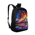 thumbnail image 2 of Yuyamidu Racing Car School Backpack Fits 17 Inch Laptop, Large Capacity Casual Daypack for Boys Teens, Ideal for School Commute Travel Outdoor Daily Use, 2 of 6