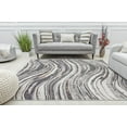 thumbnail image 5 of Mason Brooks Cressida CA12A Gray Shore Abstract Contemporary Gray Area Rug, 8'0"X10'0", 5 of 9