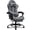 Gray, variant on LaoGeoRon Gaming Chair, Ergonomic Computer Gaming Chair with Footrest, Headrest and Lumbar Support, Height Adjustable Desk Chair with 360° Swivel Seat for Office,Gaming