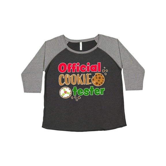 Inktastic Official Cookie Tester Christmas Cookies Women's Plus Size T-Shirt