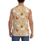 thumbnail image 4 of Balery Autumn and Thanksgiving Camisetas sin mangas para hombre, absorbe la humedad y protege contra el mal olor.-XX-Large, 4 of 7