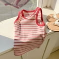 thumbnail image 5 of Kaemgyyd 1-9 T Toddler Baby Girls Tank Tops Cotton Breathable Sleeveless Striped Undershirts Soft Crew Neck Summer Tops for Dance, 5 of 5