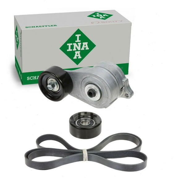 INA Drive Belt Tensioner Kit compatible with Honda Accord 3.0L 3.5L V6 2003-2012