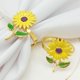 thumbnail image 5 of De Servilletas Con Hebilla De Girasol, Decoración De Servilletas, Servilleteros Duraderos A La Moda Para Bodas, Banquetes, Aniversarios Minnieouse HA035138-00, 5 of 6