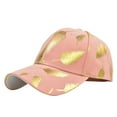 thumbnail image 2 of Baqcunre Clearance! Baseball Cap, Mens And Womens Outdoor Gold Leaf Trend Fashion Casual Caps Travel Holiday Sports Baseball Caps, Womens Baseball Caps, Sun Hats for Women, 2 of 4