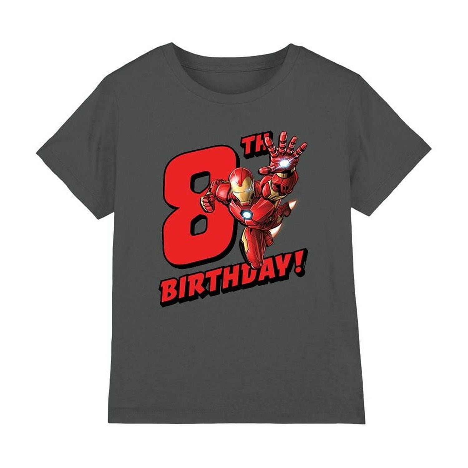 Iron Man Boys/Girls 8th Birthday T-Shirt