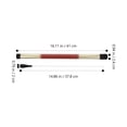 thumbnail image 2 of Conducting Baton Orchestra Conductor Baton Musical Concert Baton Instrument Accessory with Storage Cylinder, 2 of 8