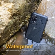 AGM H MAX Rugged Smartphone, 10000mAh 4G LTE Rugged Phone, Android 14, 6.56 400Nits HD 90Hz Display, Unisoc T606, Waterproof&Drop-proof&Dustproof, 4GB 128GB