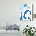 thumbnail image 3 of Trademark Fine Art 'Blue Scribbles IV' Canvas Art by Vision Studio, 3 of 4