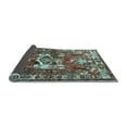 thumbnail image 2 of Ahgly Company Indoor Square Animal Light Blue Traditional Area Rugs, 4' Square, 2 of 4