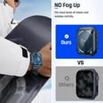 thumbnail image 4 of XiHAMA Waterproof Case Compatible with Apple Watch SE (2nd Gen) Series 6 5 4 Screen Protector, Tempered Glass Hard PC Bumper Face Cover, 4 of 7