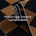 thumbnail image 3 of DEORAB Outdoor Rug 5'x 8' Polypropylene Surface Washable UV-Resistant Carpet Patio Deck Porch，Black & Brown, 3 of 12