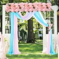 thumbnail image 2 of Wedding Simulation Silk Cloth Eucalyptus Flower Row Wedding T Stage Road Lead Decoration Flower Row, 2 of 11