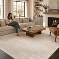 thumbnail image 3 of UERMEI 10'x14' Area Rugs for Living Room, Modern Abstract Washable Rug for Bedroom Dining Room Office, Non-Slip Soft Low Pile Home Decor Carpet Accent Rug, Beige, 3 of 11
