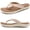 Beige White, variant on Womens Flip Flops Ladies Yoga Mat Comfortable Walking Thong Sandals With Plantar Fasciitis Arch Support Slip On Indoor Outdoor For Summer