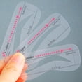 thumbnail image 3 of Trayknick 10Pcs Eyebrow Stencils Precisely Position Attach Tightly Cost-saving One Step Eyebrow Template Kit for Girl, 3 of 11